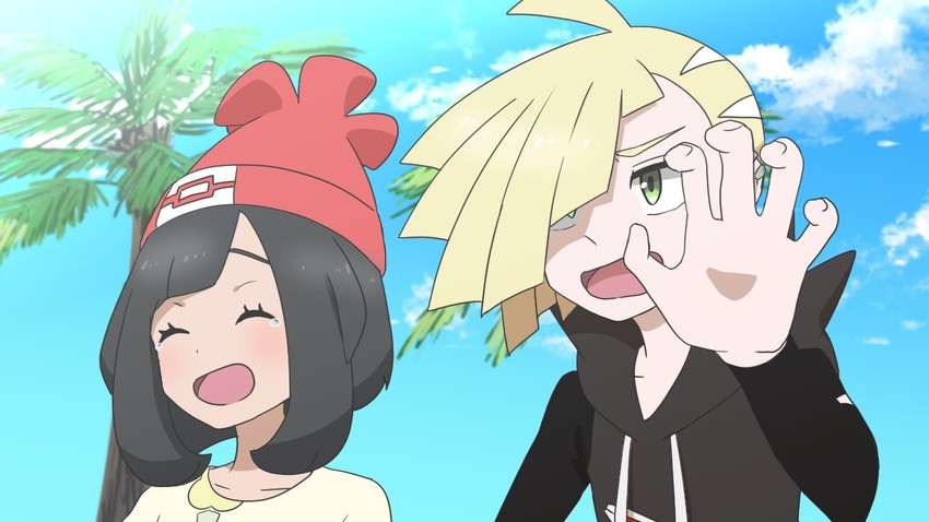 selene and gladion (pokemon and 2 more) drawn by miu_(miuuu_721)