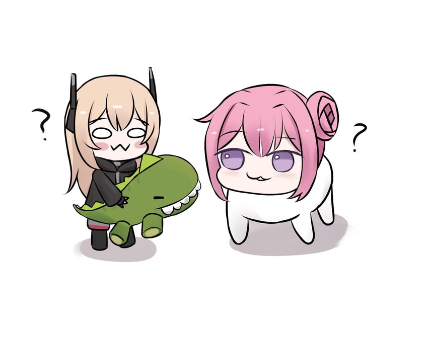 dorothy, doro, m4 sopmod ii jr, and mr. pizza (girls' frontline and 2 more) drawn by randgriz96