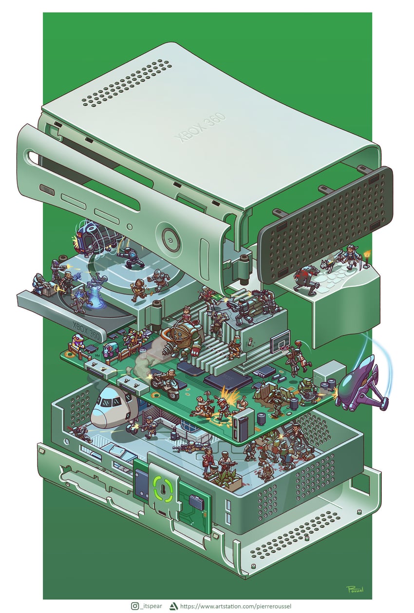 master chief, commander shepard, isaac clarke, zoey, witch, and 15 more (real life and 29 more) drawn by pierre_roussel