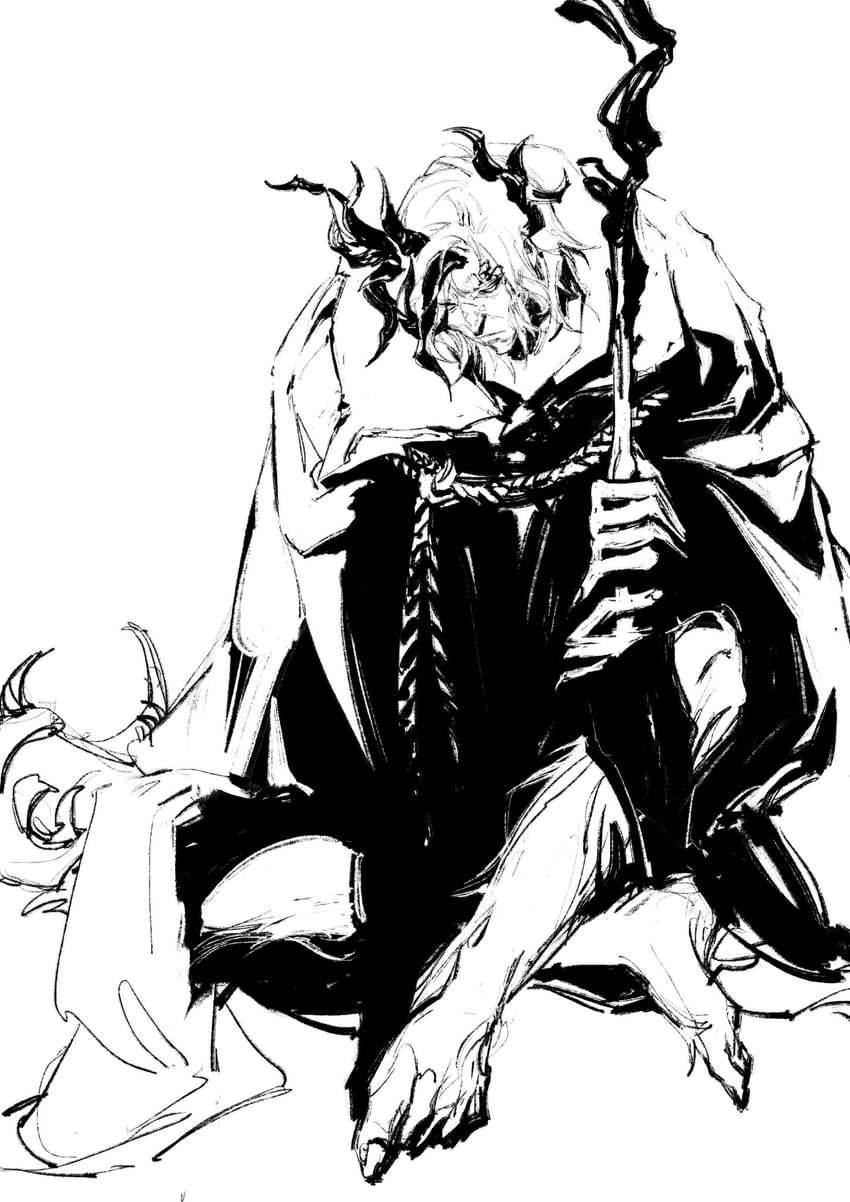 morgott the omen king (elden ring) drawn by jiao_chang