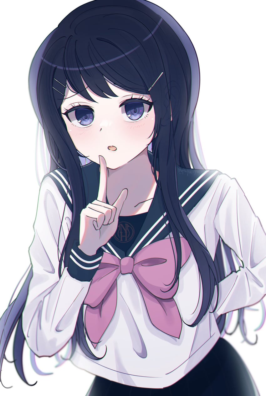maizono sayaka (danganronpa and 1 more) drawn by fuyu_ko