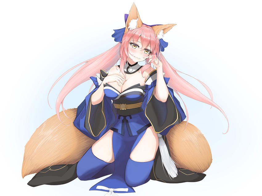 tamamo and tamamo no mae (fate and 2 more) drawn by eien_(x0b3o6x7)