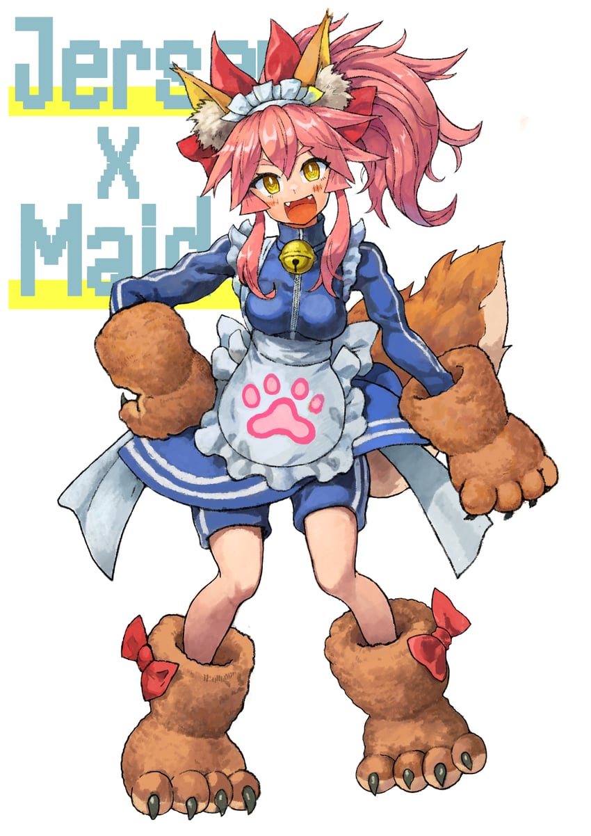 tamamo and tamamo cat (fate and 1 more) drawn by kusama_takato