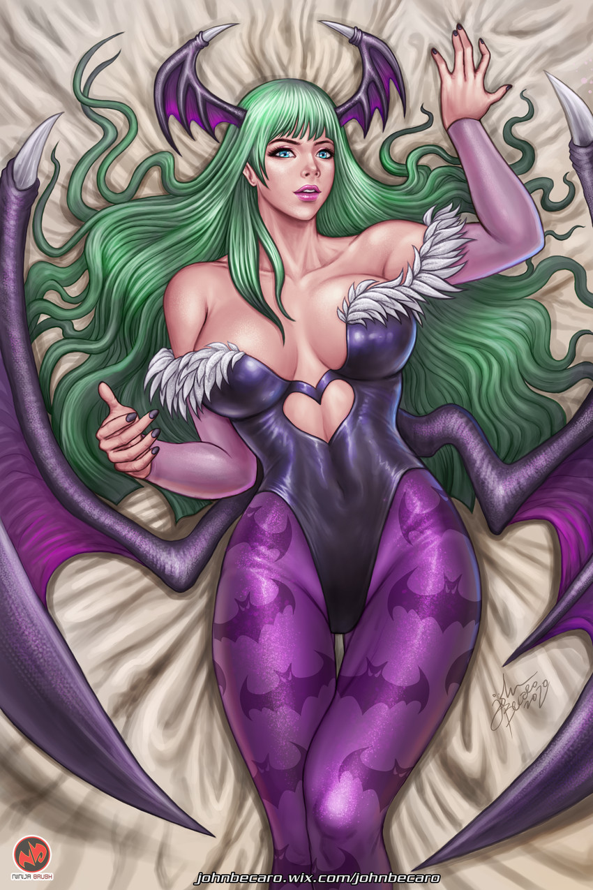 morrigan aensland (darkstalkers) drawn by john_becaro