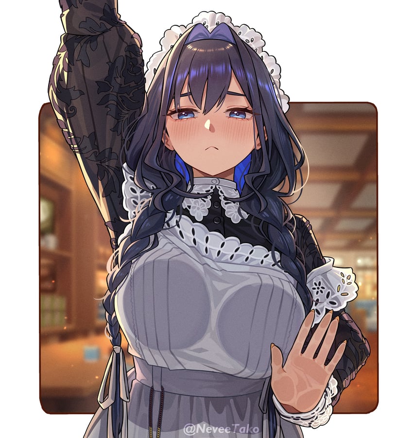 ouro kronii (hololive and 1 more) drawn by nevee