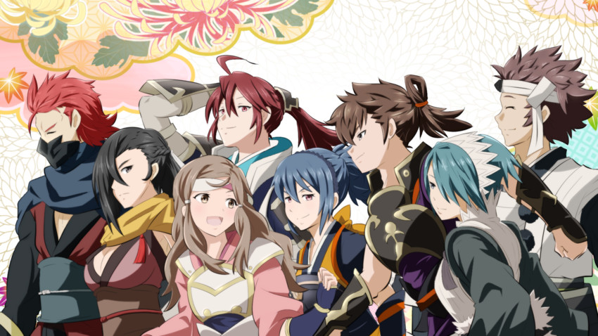 kagero, hana, oboro, setsuna, subaki, and 3 more (fire emblem and 1 more) drawn by toshi_(toshi10416)