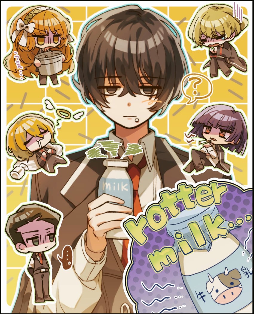 ishmael, don quixote, sinclair, yi sang, ryoshu, and 1 more (project moon and 1 more) drawn by vmein_46