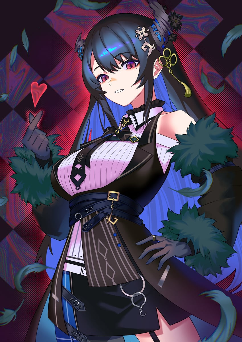 nerissa ravencroft (hololive and 1 more) drawn by fluffycatfish