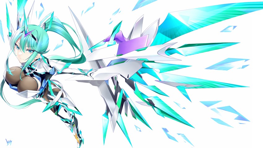 pneuma (xenoblade chronicles and 1 more) drawn by daive