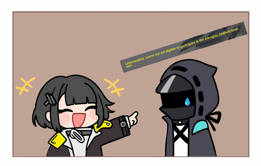 doctor, endministrator, and female endministrator (arknights and 1 more) drawn by lucia_(luciatehe)