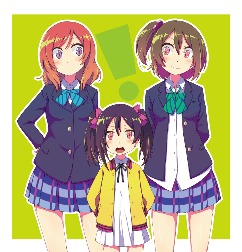 nishikino maki, yazawa nico, and yazawa cocoa (love live! and 1 more) drawn by umino_mokuzu_(shizumisou)