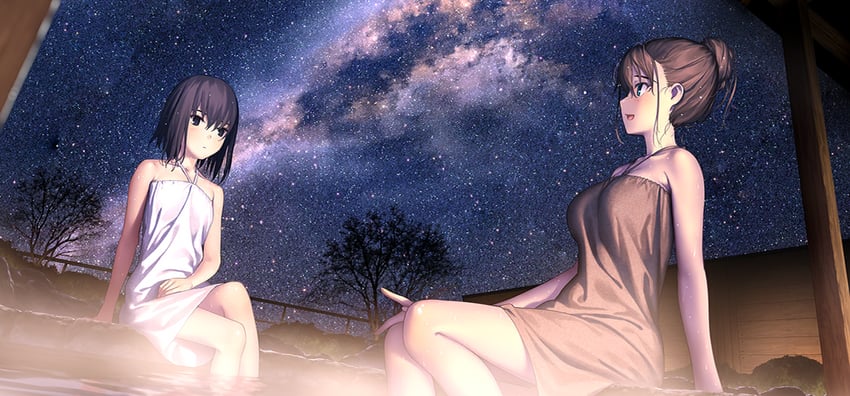 aozaki aoko and kuonji alice (fate and 1 more) drawn by koyama_hirokazu