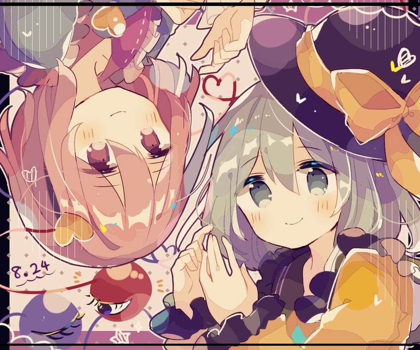 komeiji koishi and komeiji satori (touhou) drawn by mina_(sio0616)