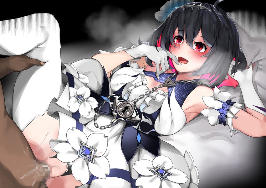seele vollerei, seele, and captain (honkai and 1 more) drawn by gimnang