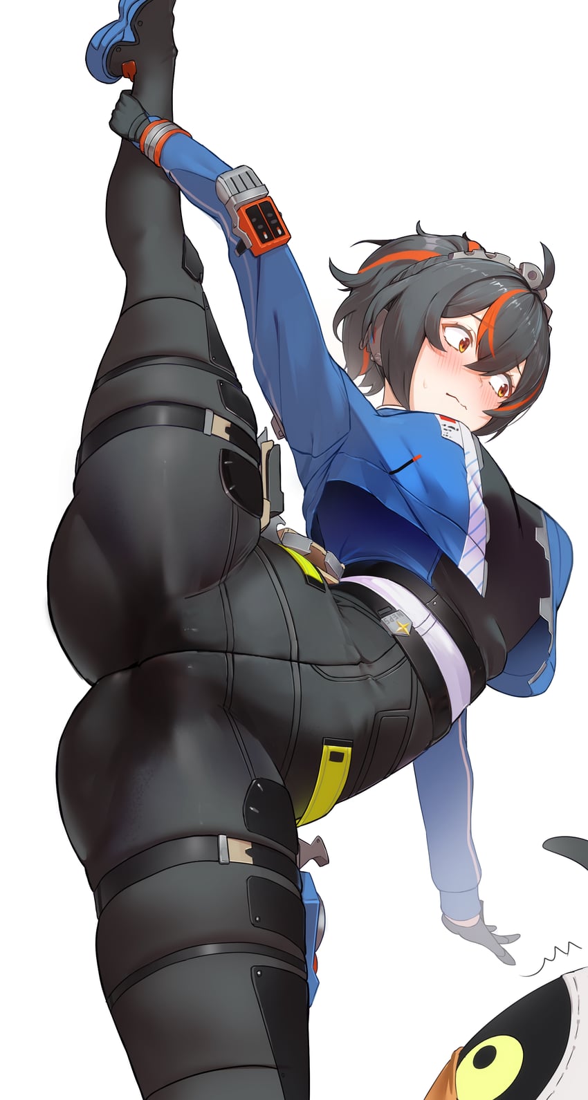 zhu yuan and eous (zenless zone zero) drawn by yoruta_(yossy_puyo_holo)