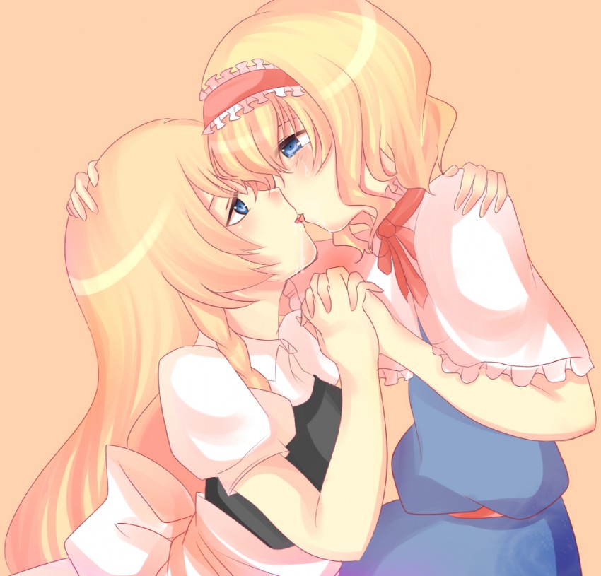 kirisame marisa and alice margatroid (touhou) drawn by uranaishi_(miraura)