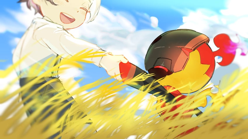 amethio and charcadet (pokemon and 1 more) drawn by copituji