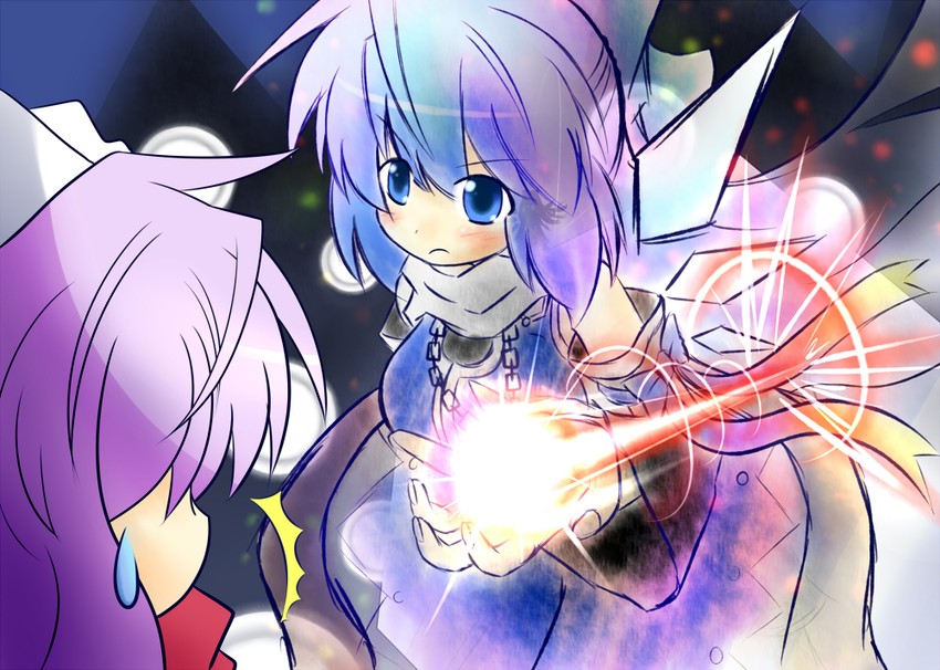 cirno and letty whiterock (touhou) drawn by yurume_atsushi