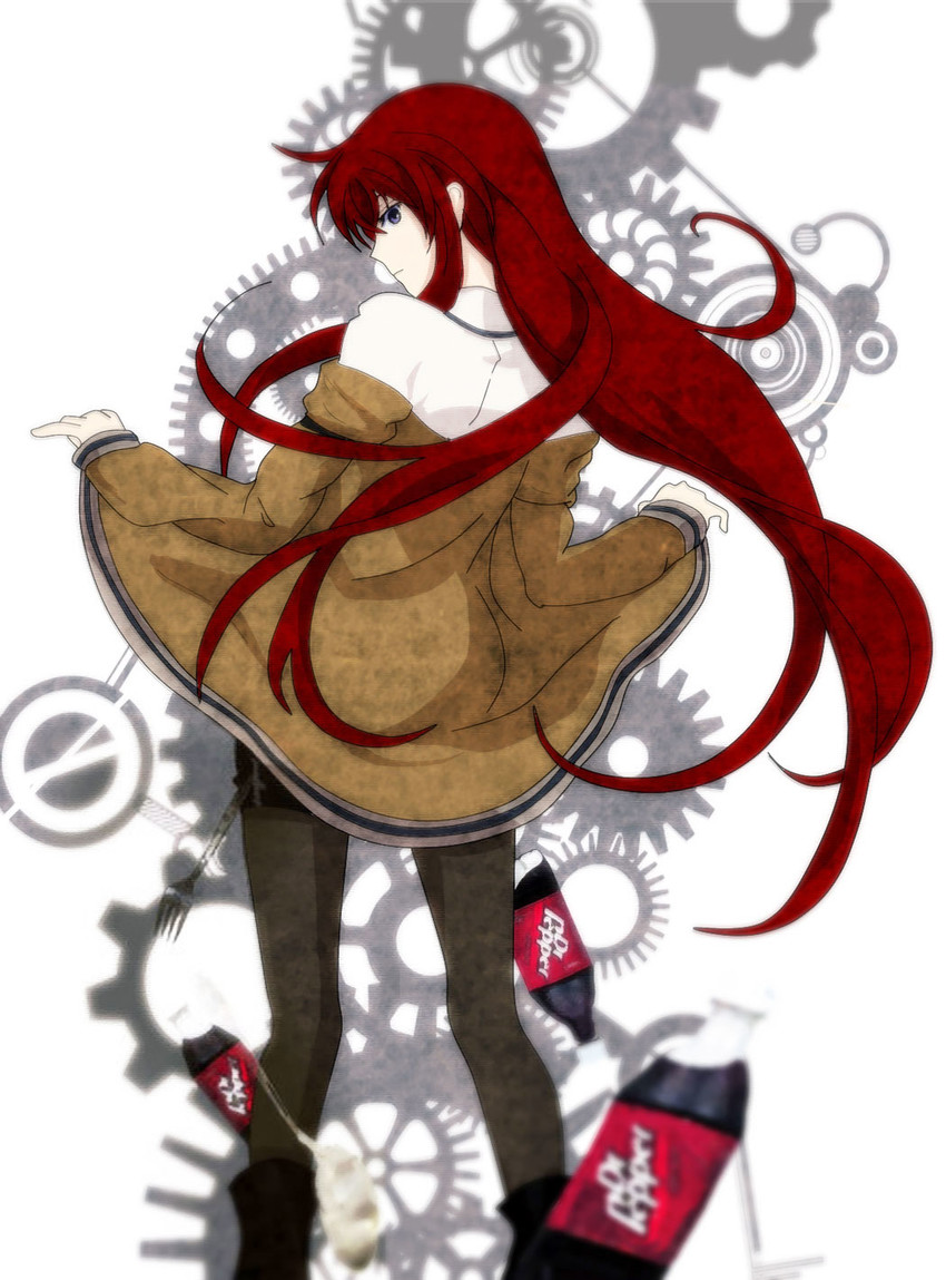 makise kurisu (monogatari and 1 more) drawn by shizuka0811