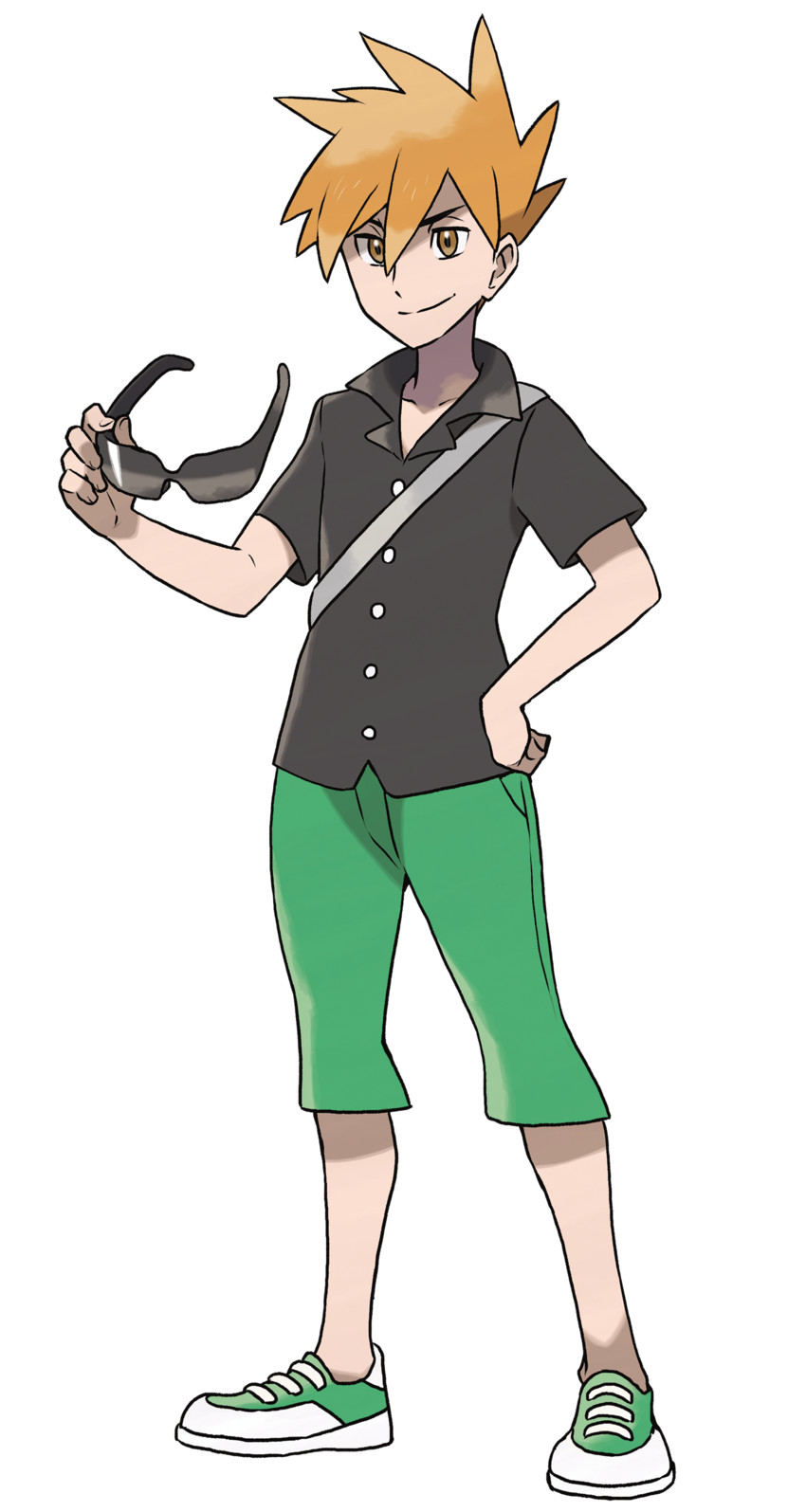 blue oak (pokemon and 1 more) drawn by sugimori_ken