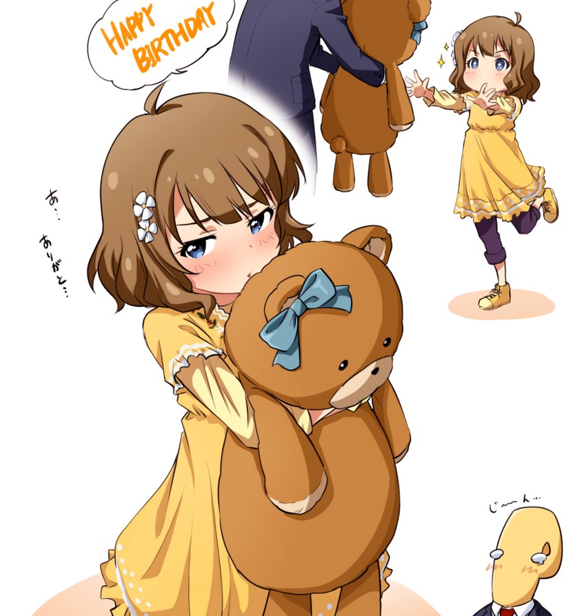 producer, p-head producer, and suou momoko (idolmaster and 2 more) drawn by asanaya