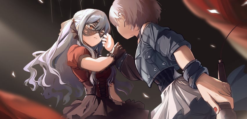 togawa sakiko, takamatsu tomori, and oblivionis (bang dream! and 1 more) drawn by turtleheart5