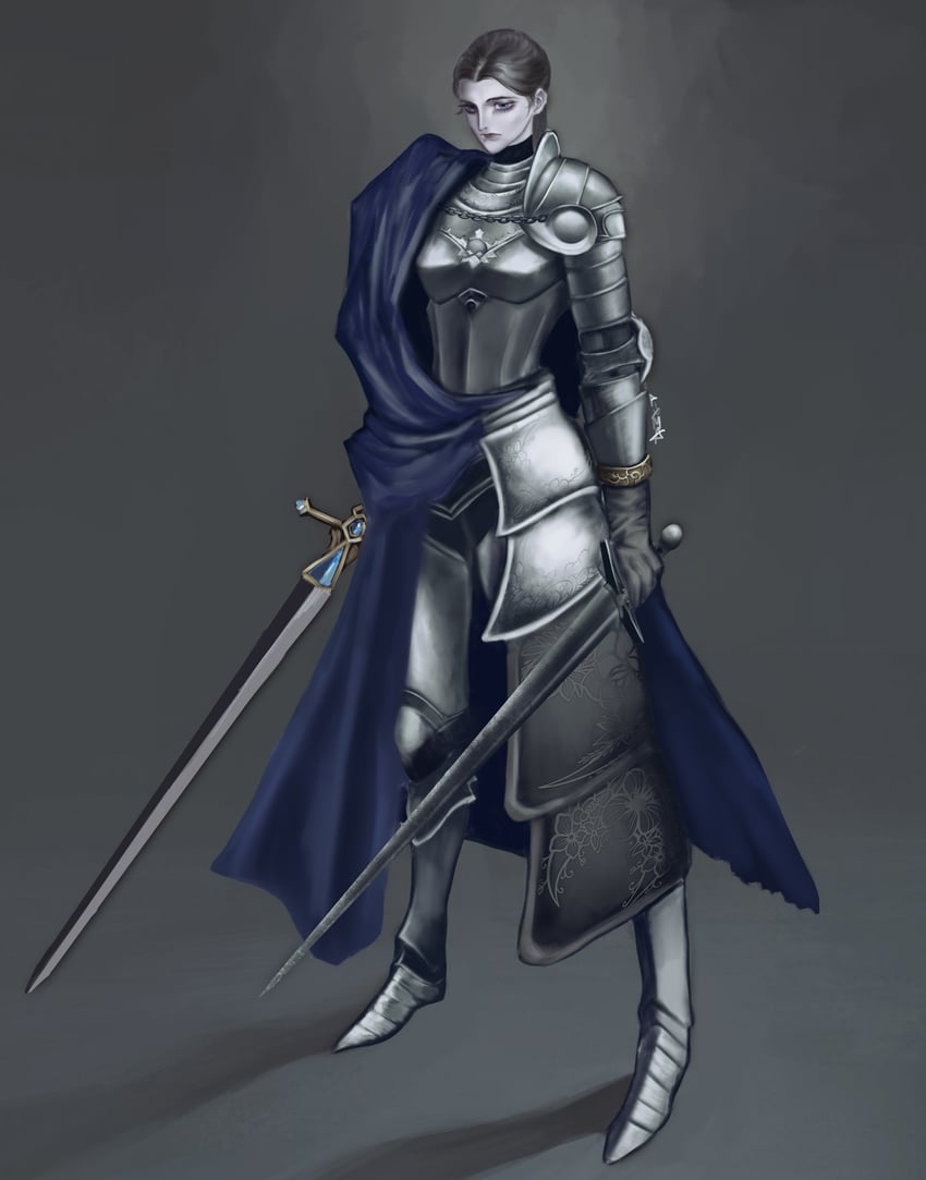 rellana twin moon knight (elden ring and 1 more) drawn by pixmachine