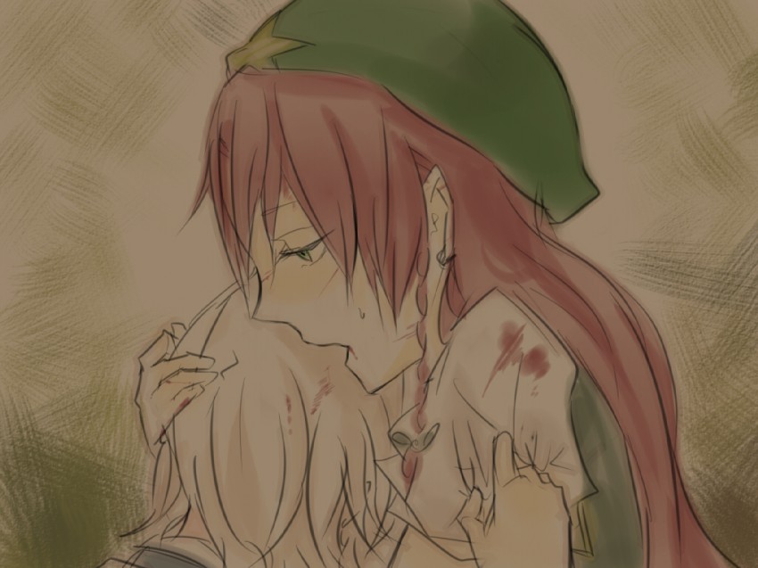 izayoi sakuya and hong meiling (touhou) drawn by daina_(encore62)
