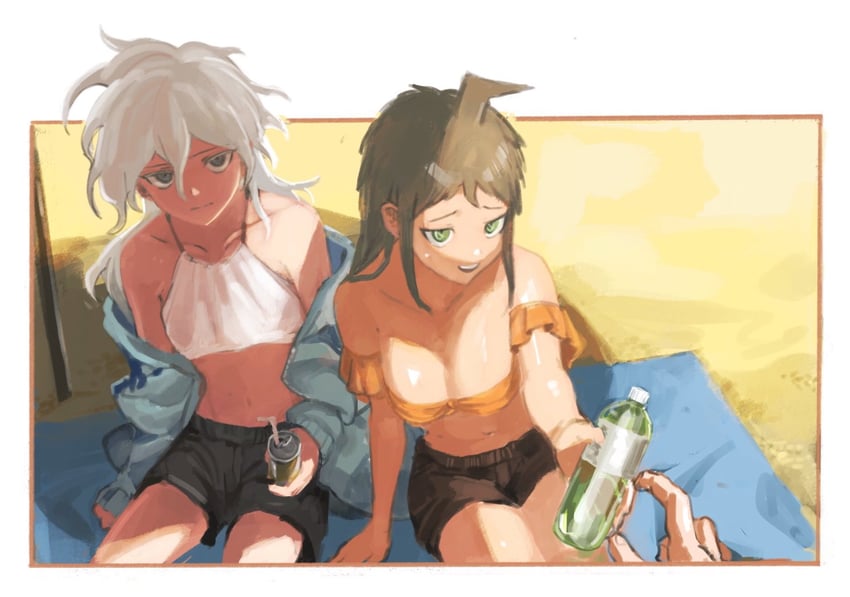 komaeda nagito and hinata hajime (danganronpa and 1 more) drawn by tftf649e