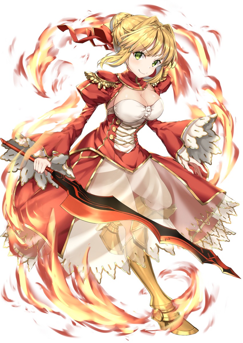 nero claudius (fate and 2 more) drawn by akae_neo