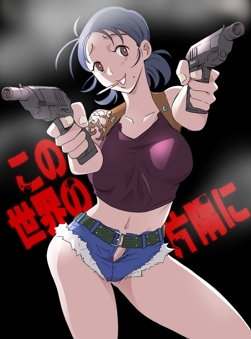 revy, urano suzu, and katabuchi sunao (black lagoon and 1 more) drawn by maguro_teikoku