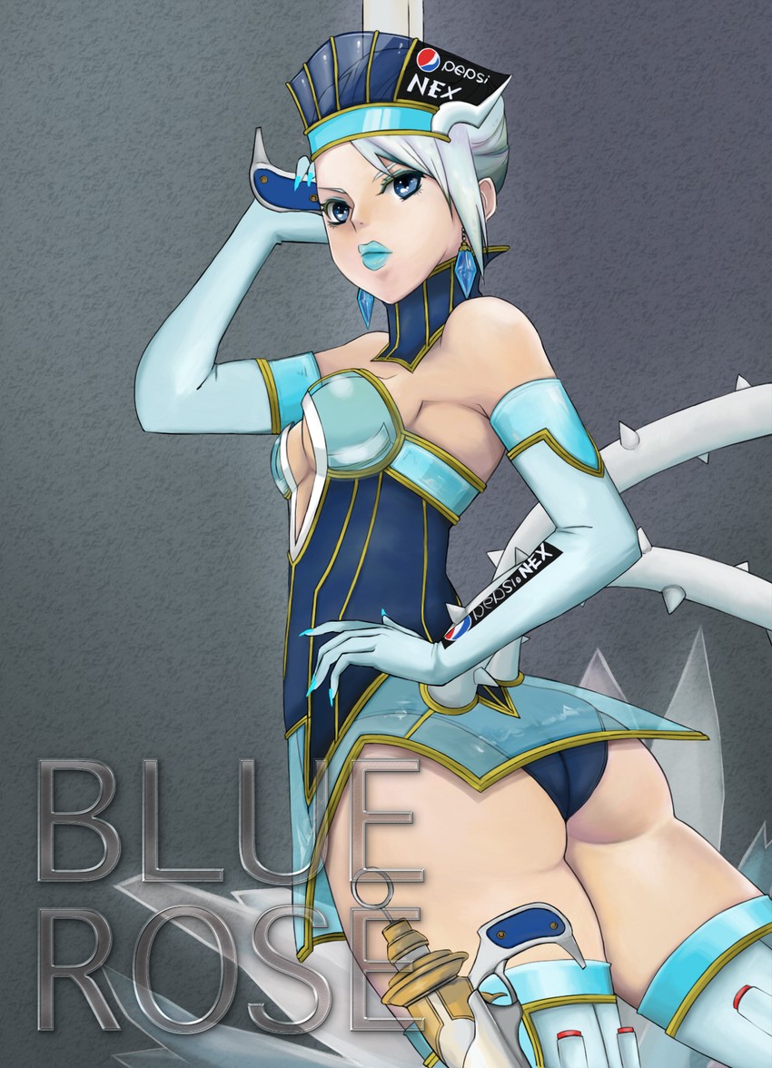 karina lyle and blue rose (tiger & bunny) drawn by gununu_(p6oxo9q)