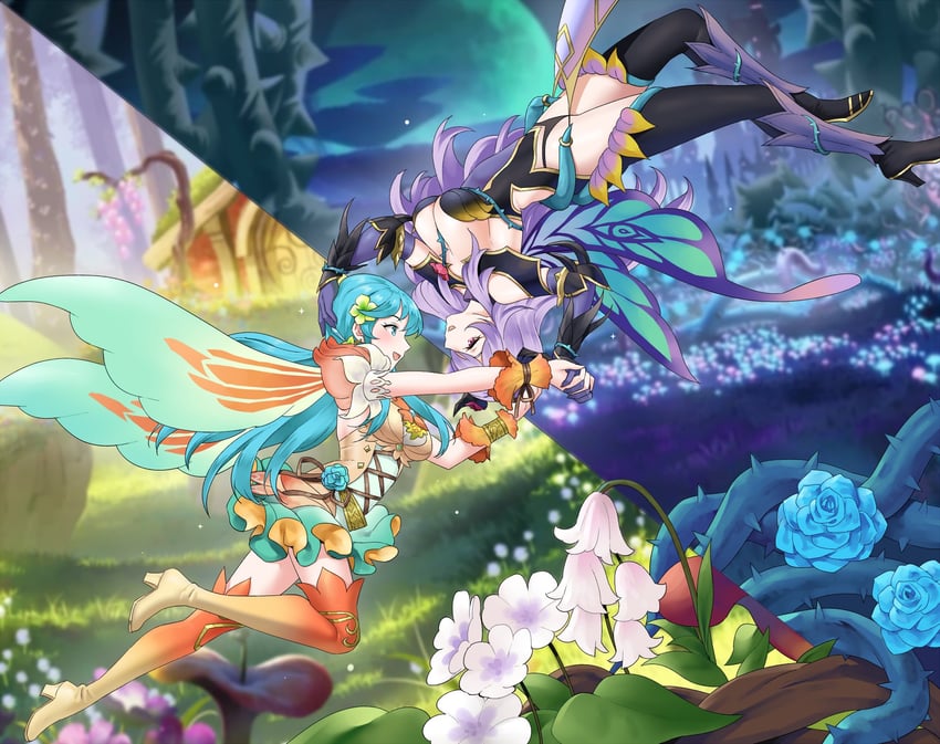camilla and eirika (fire emblem and 3 more) drawn by igni_tion