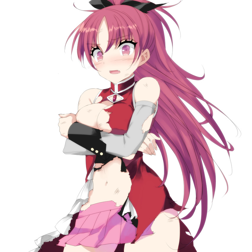 sakura kyoko (mahou shoujo madoka magica) drawn by misteor