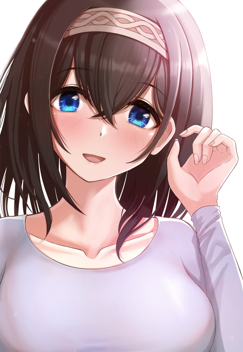 sagisawa fumika (idolmaster and 1 more) drawn by karlp346pro