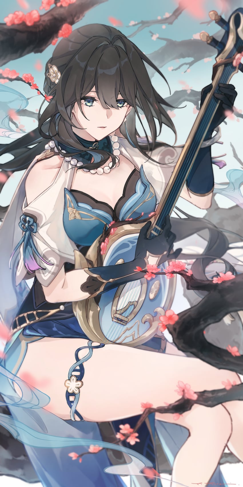 ruan mei (honkai and 1 more) drawn by yama_ta_yomogi