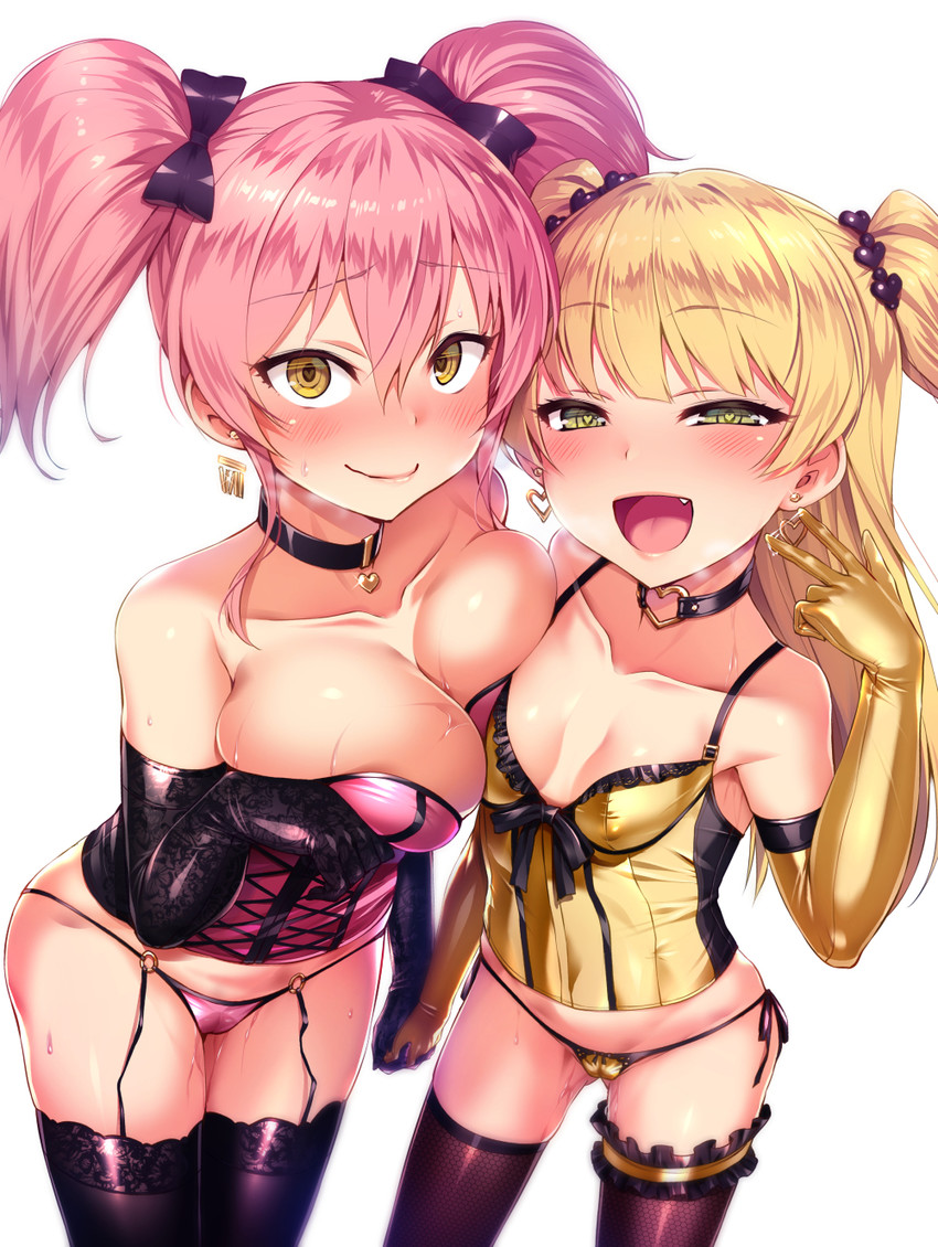 jougasaki mika and jougasaki rika (idolmaster and 1 more) drawn by satou_kuuki