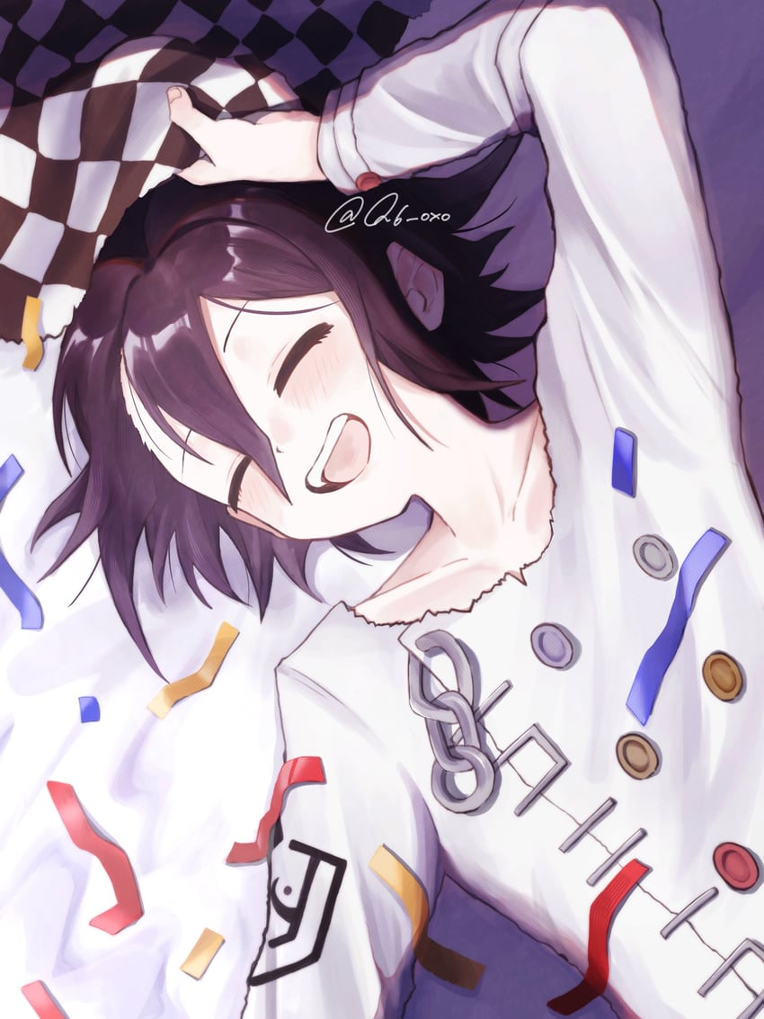 oma kokichi (danganronpa and 1 more) drawn by kuro_(q6_oxo)