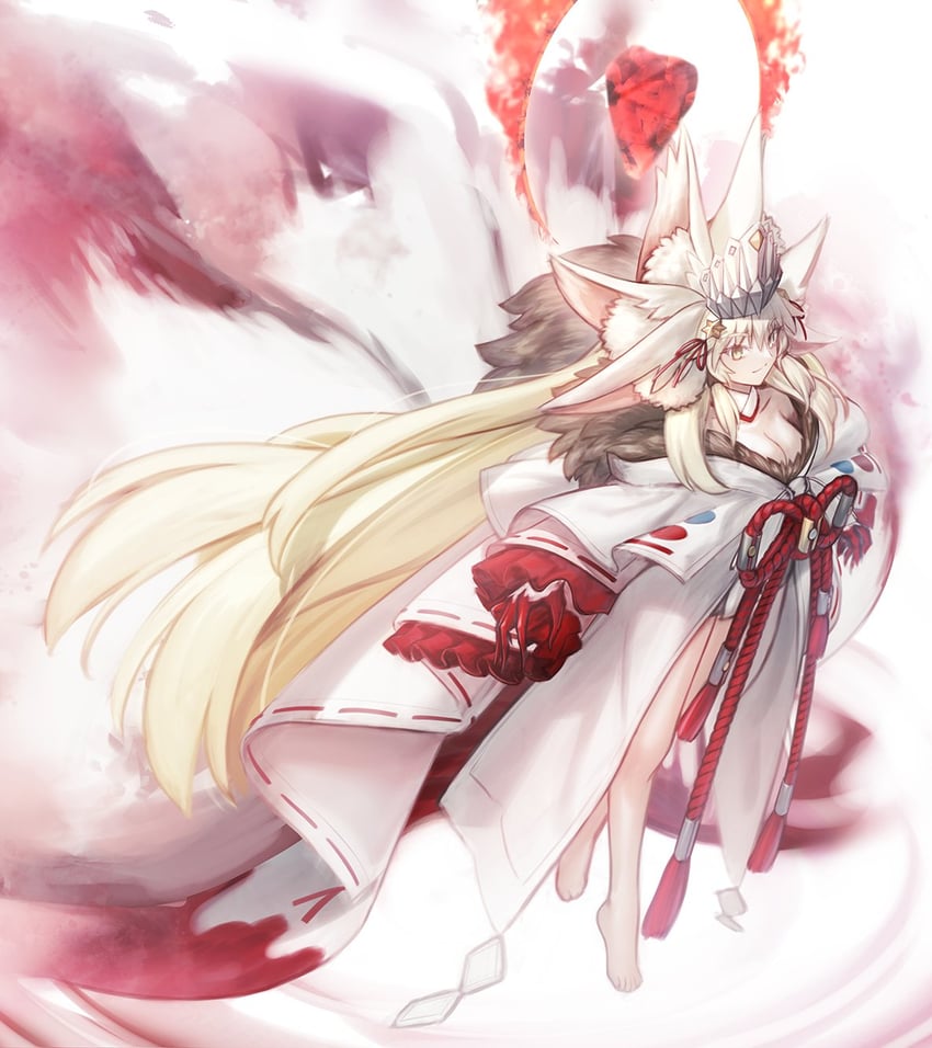 tamamo and koyanskaya (fate and 1 more) drawn by shoori_(migiha)