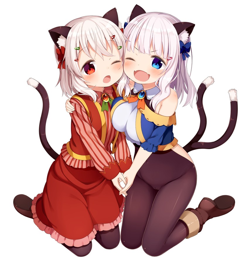 sheeney and shiro (original) drawn by muku_(muku-coffee)