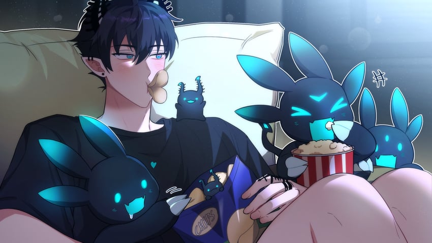 ren zotto and renvader (nijisanji and 1 more) drawn by yoy_(0yyoyy0)