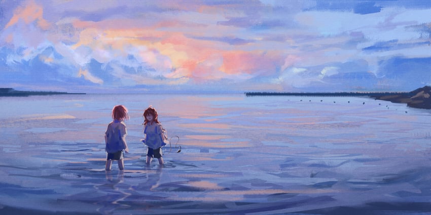 yoshida yuuko and chiyoda momo (machikado mazoku) drawn by mayoo03