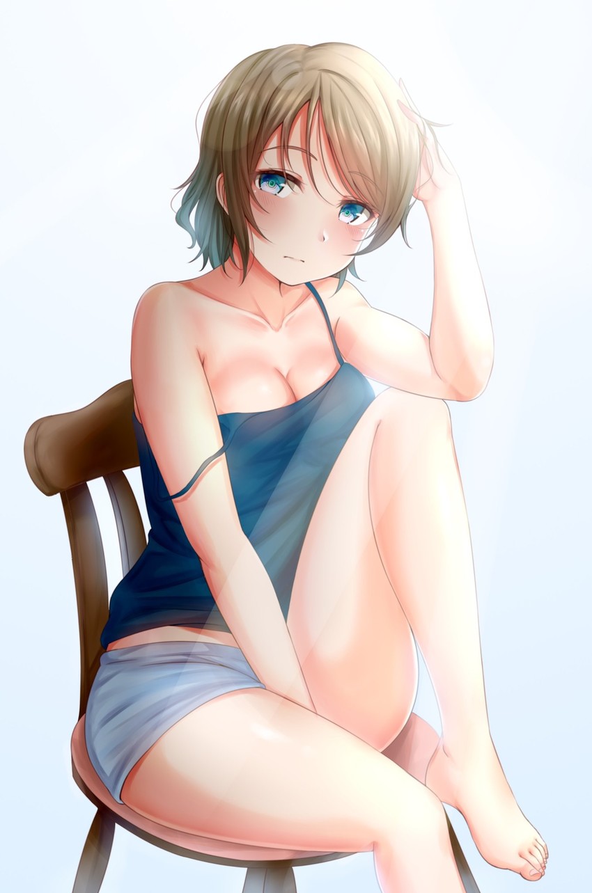 watanabe you (love live! and 1 more) drawn by rama_(yu-light8)