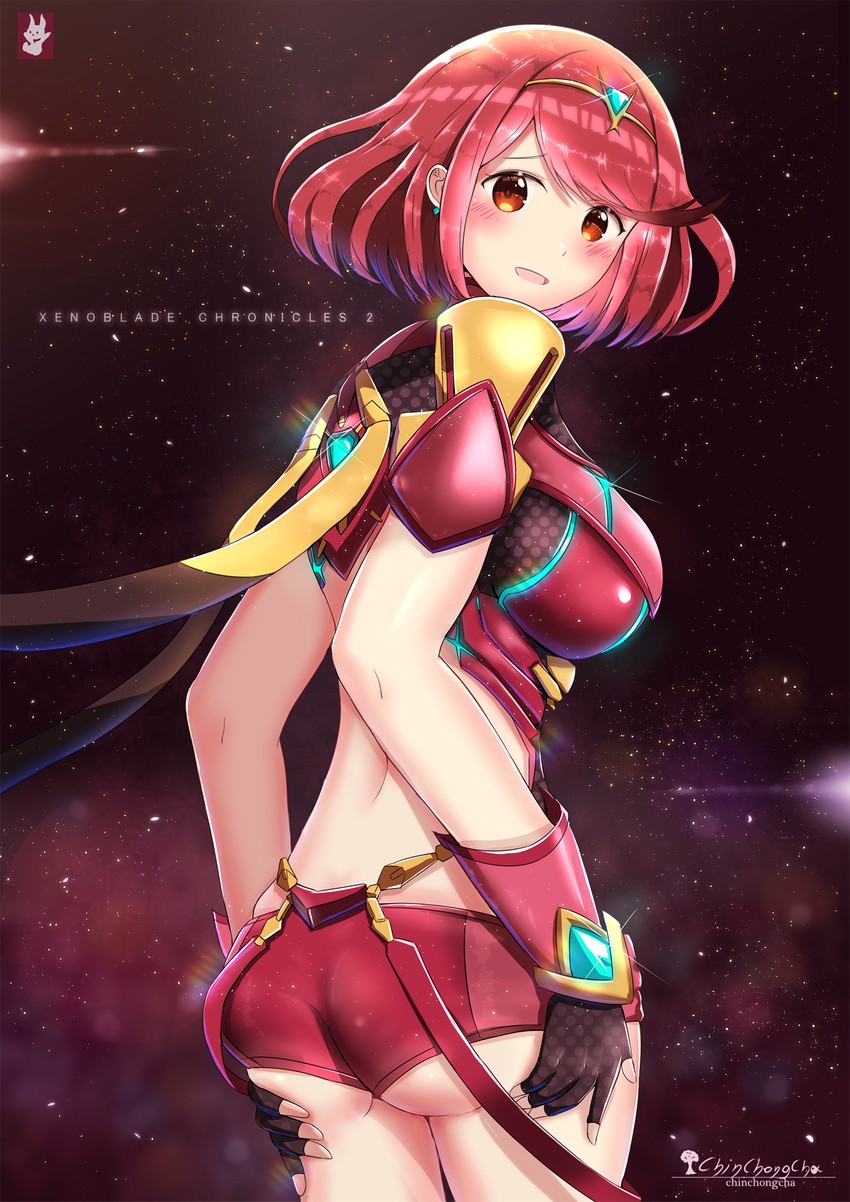 pyra (xenoblade chronicles and 1 more) drawn by chinchongcha