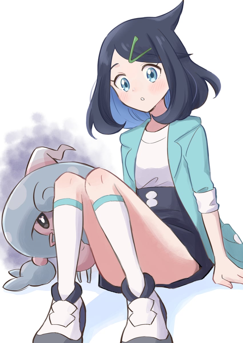 liko and hattrem (pokemon and 1 more) drawn by oka_3776