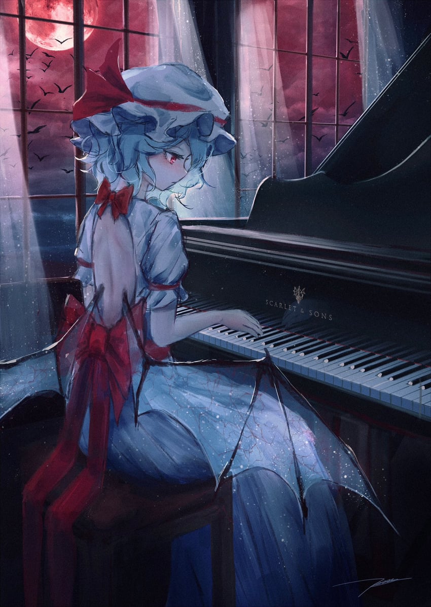 remilia scarlet (touhou and 1 more) drawn by tonan_(l0l0l0l0l0l)
