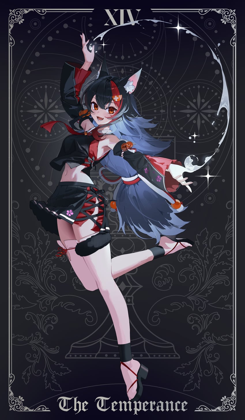 ookami mio (hololive) drawn by gum_shrew