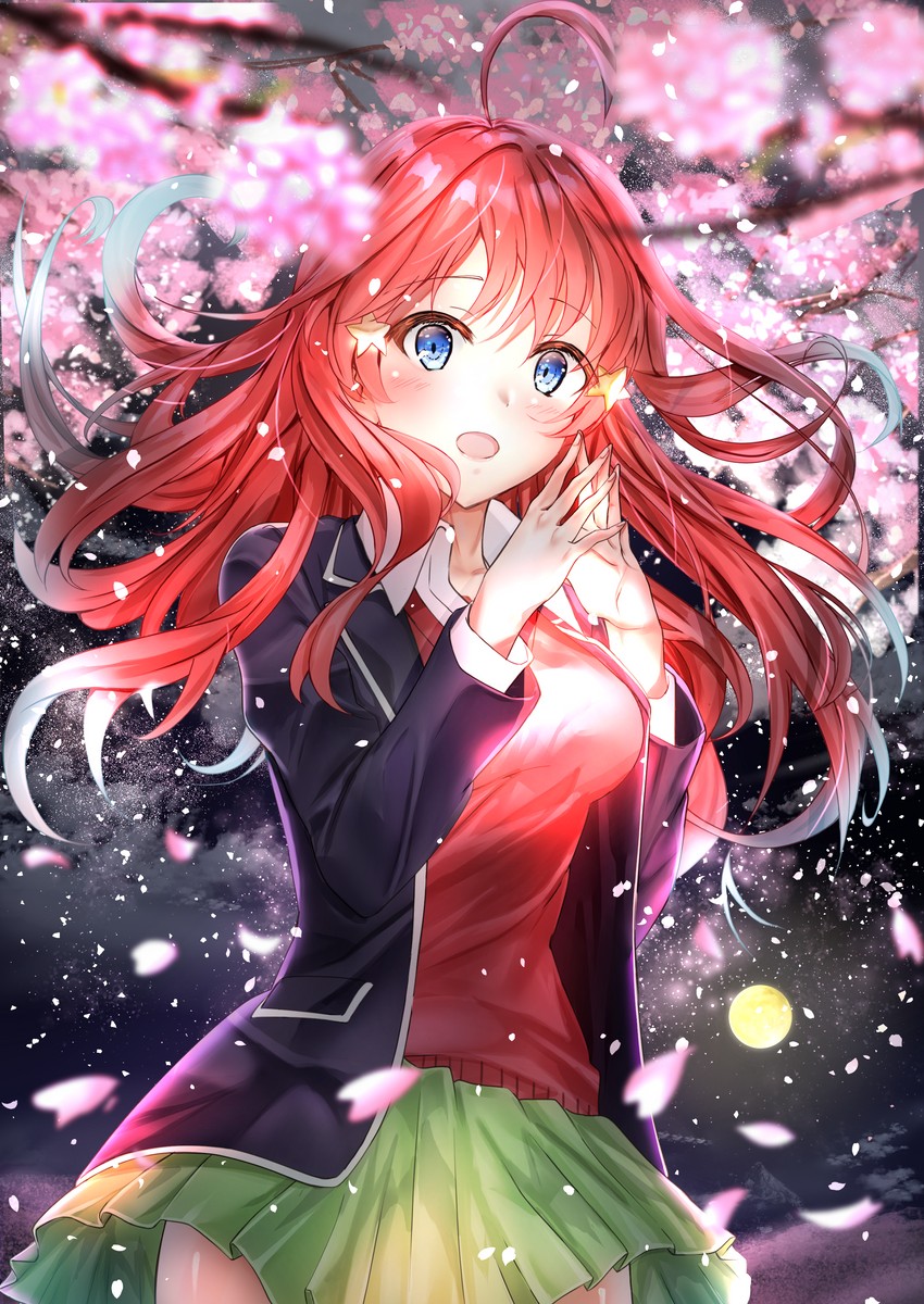 nakano itsuki (go-toubun no hanayome) drawn by toratora_(nanahaba)