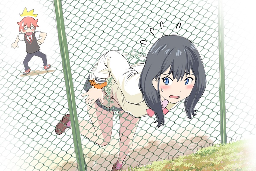 takarada rikka and hibiki yuuta (gridman universe and 1 more) drawn by ueyama_michirou