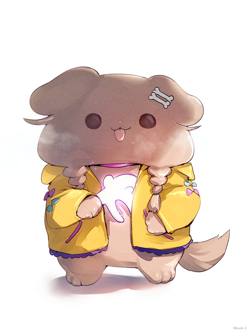 inugami korone and listener (hololive) drawn by ikayaki_(ikayaki4)